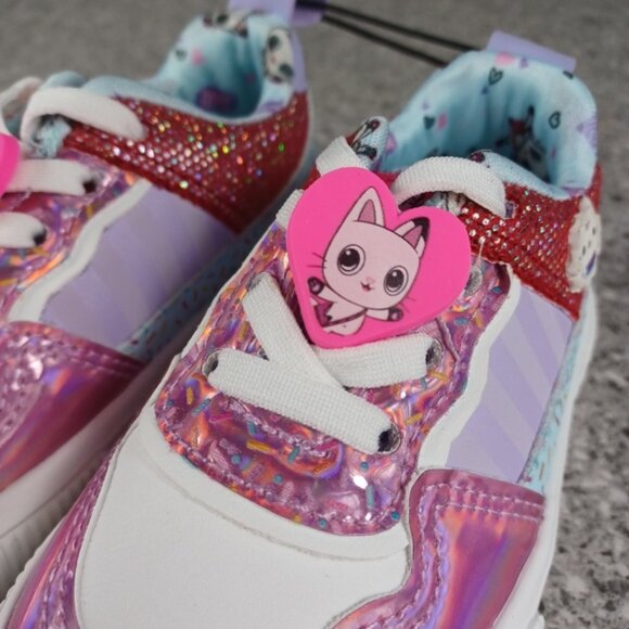 Sneakers Colorful Gabby's Dollhouse Toddler Girl Slip-On Shoes - Picture 6 of 13